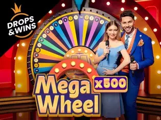 Слот Mega wheel drops and wins казино Garilla